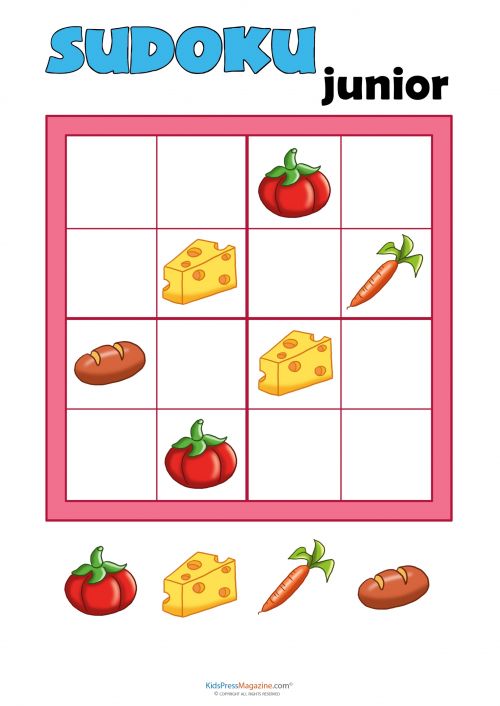 Деткины обучалки: Коллекция судоку 4x4