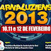 Programação oficial do "Carnaluziense 2013"
