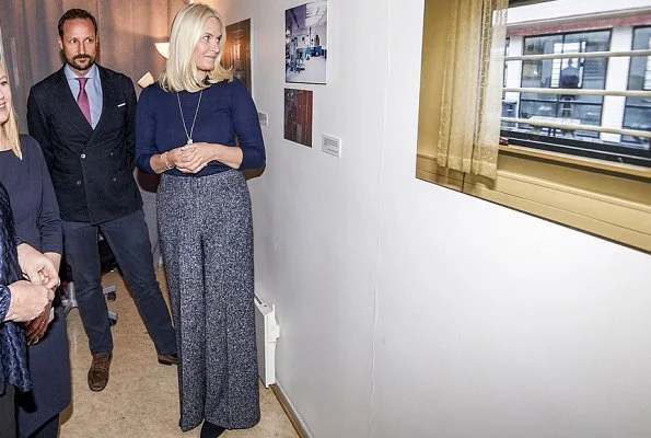 Crown Prince Haakon and Crown Princess Mette-Marit of Norway visited The Organisation for Families and Friends of Prisoners