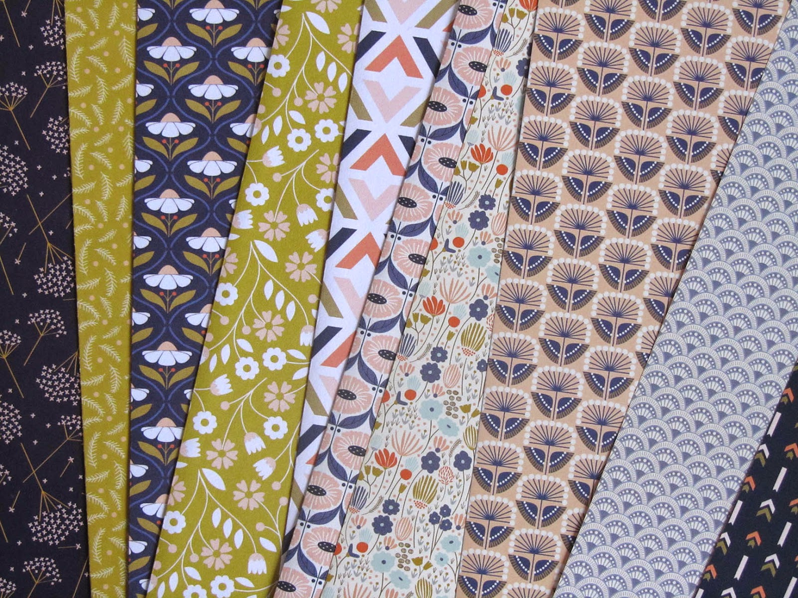 patterned paper designed by Elizabeth Olwen