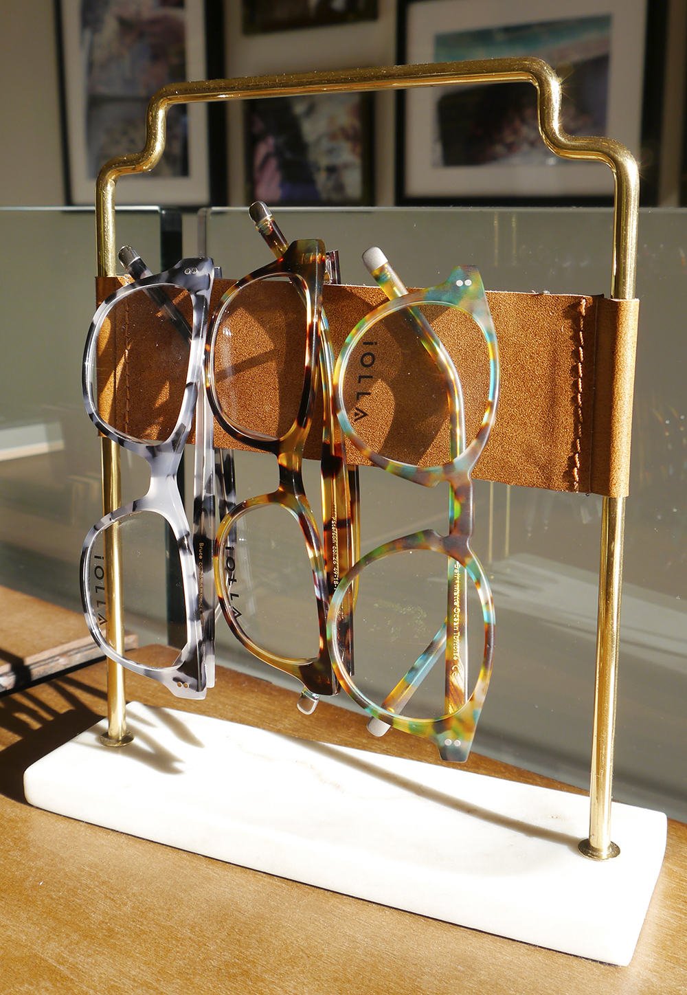 Colourful IOLLA spectacles in their new Stockbridge, Edinburgh store Colourful IOLLA spectacles in their new Stockbridge, Edinburgh store