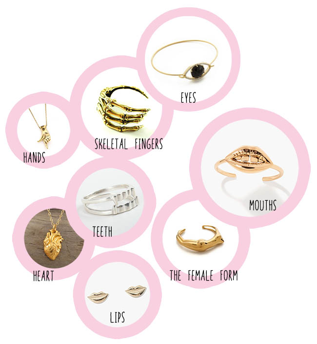 COPYCAT Celebrity Jewelry Style and Trends Loving Body Parts