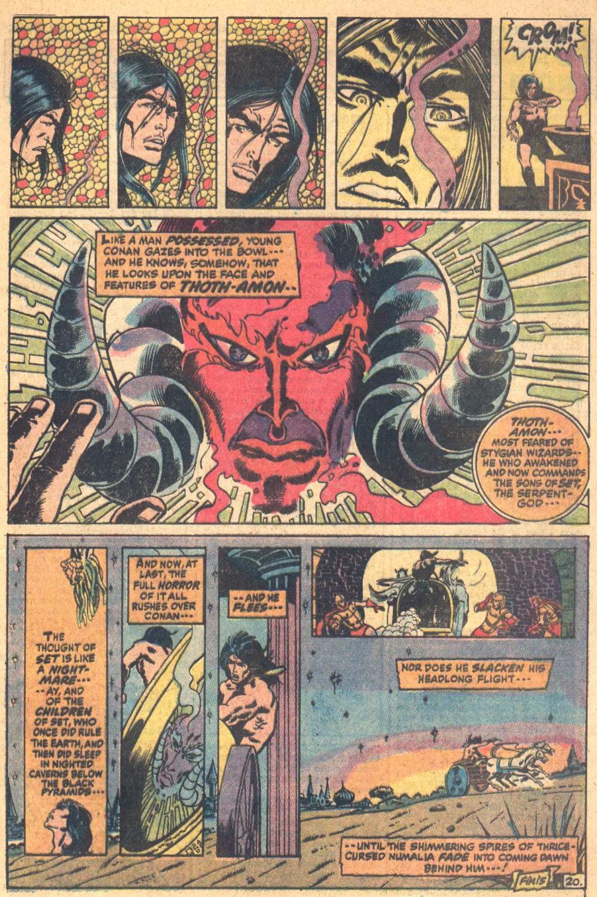 Read online Conan the Barbarian (1970) comic -  Issue #7 - 21