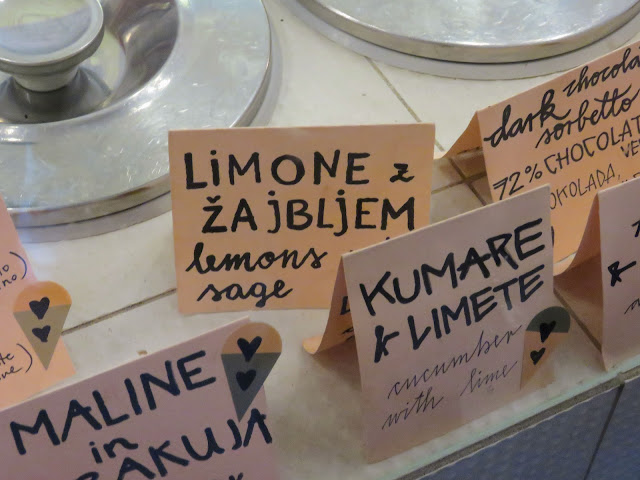 3 days in Ljubljana Itinerary: stop for ice cream at Gelateria Romantika