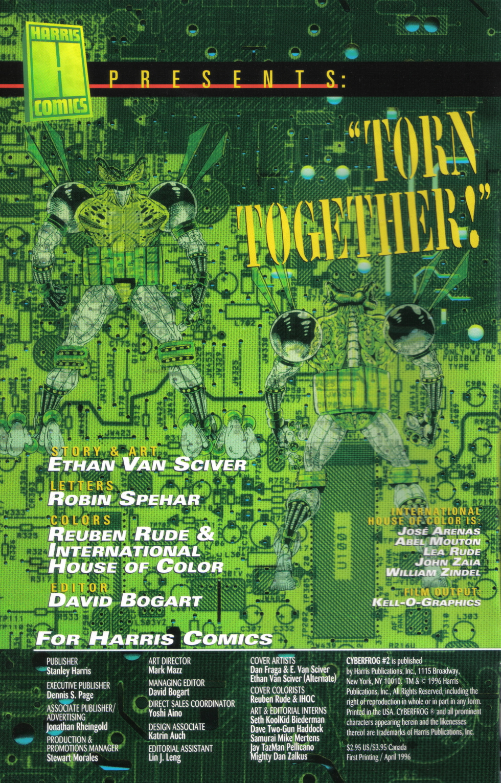 Read online Cyberfrog comic -  Issue #2 - 2