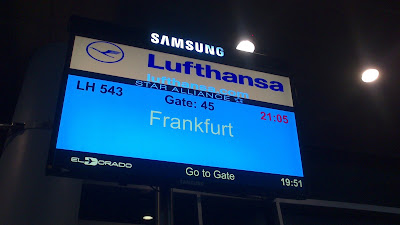 und gleich geht es zurück nach Frankfurt