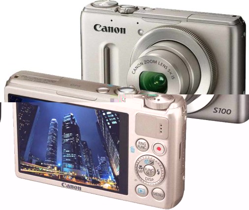 Canon PowerShot S100, 12.1 MP