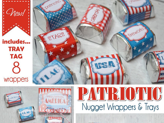 {NEW!} Patriotic Nugget Wrappers!