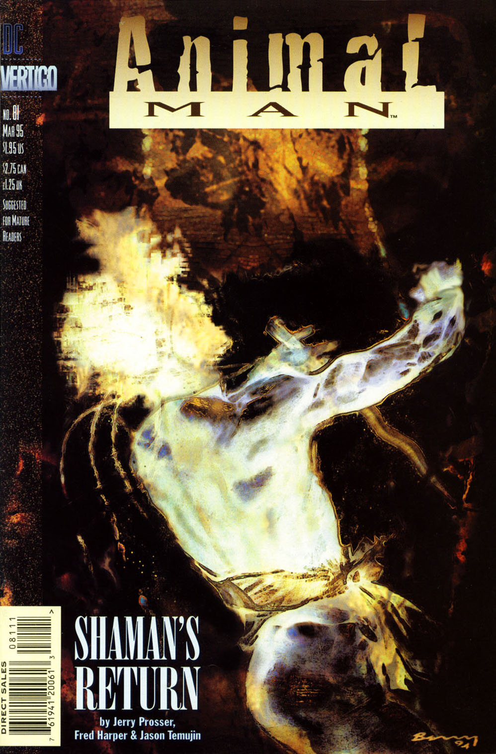 Read online Animal Man (1988) comic -  Issue #81 - 1