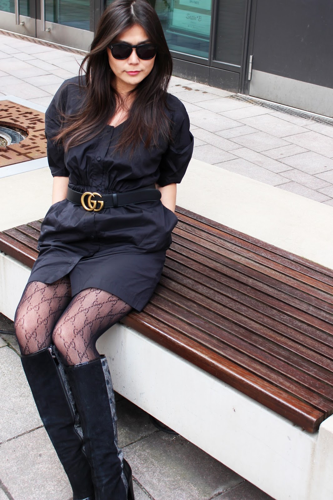 outfits with gucci tights