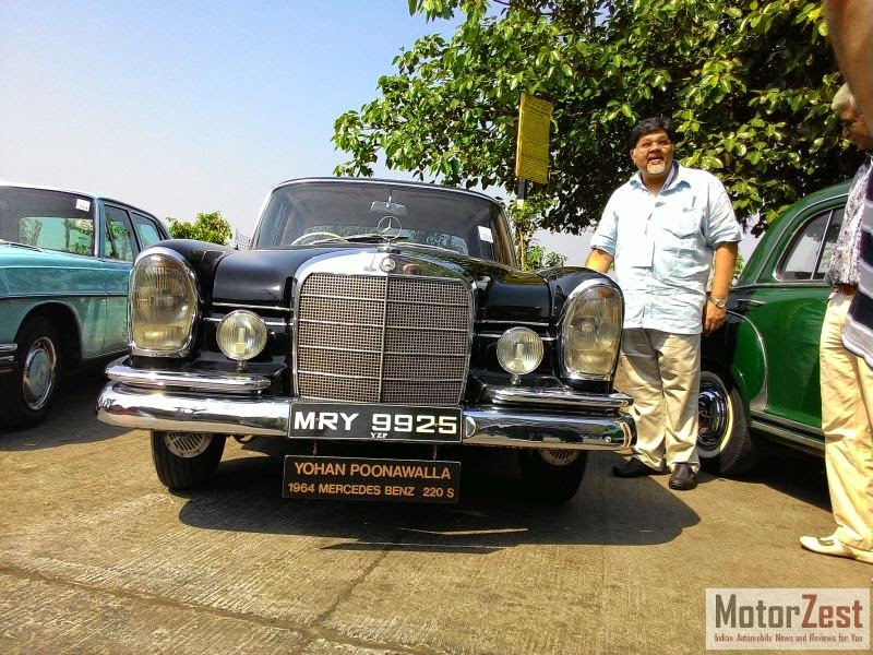 mercedes classic car rally mumbai 2014