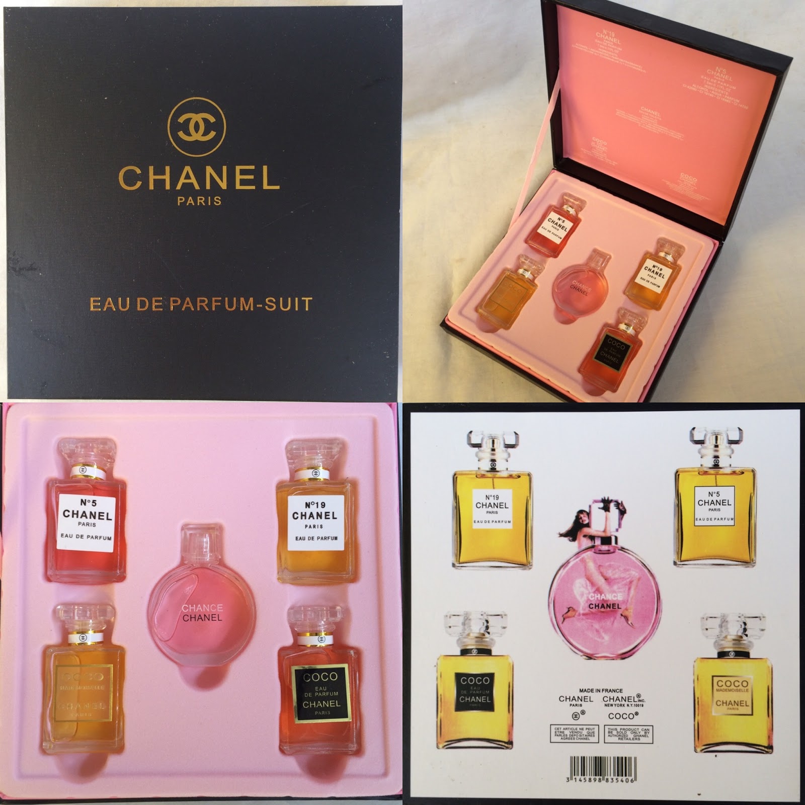 kosmetik murah: Parfum Chanel Miniatur Set