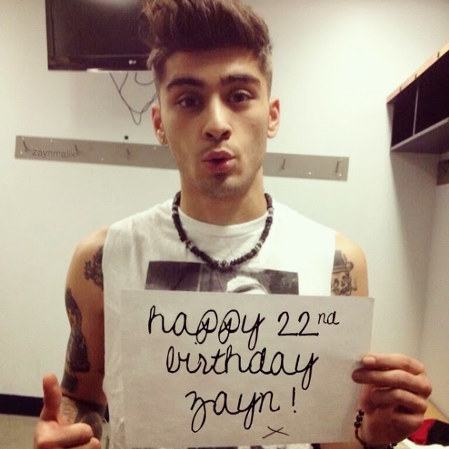 HAPPY BIRTHDAY ZAYN MALIK!!!