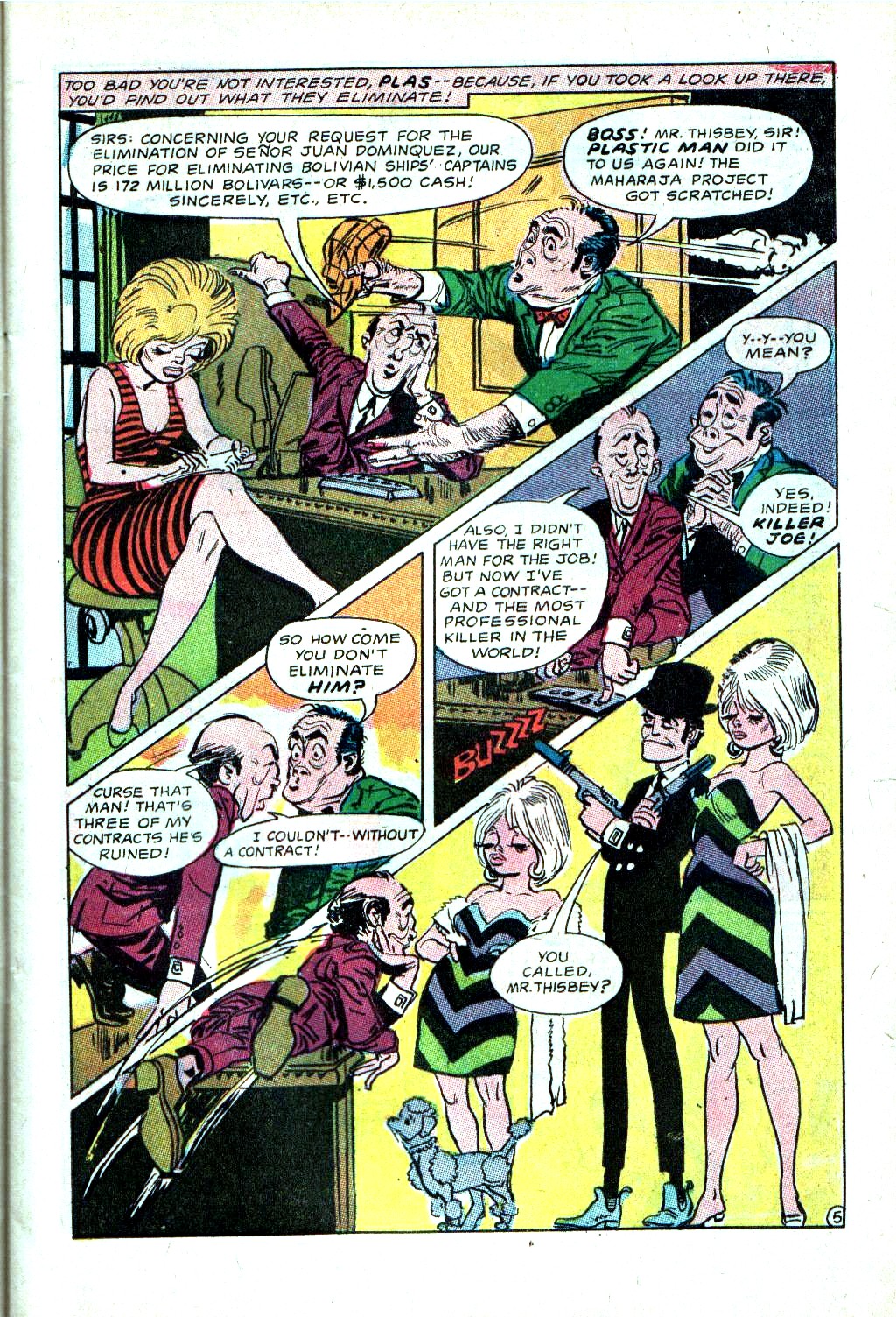 Read online Plastic Man (1966) comic -  Issue #9 - 9