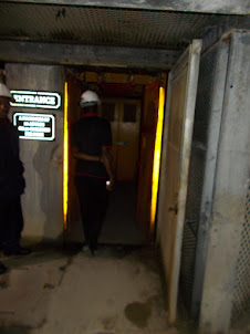 Entrance to the "Lift" leading into the gold mine.