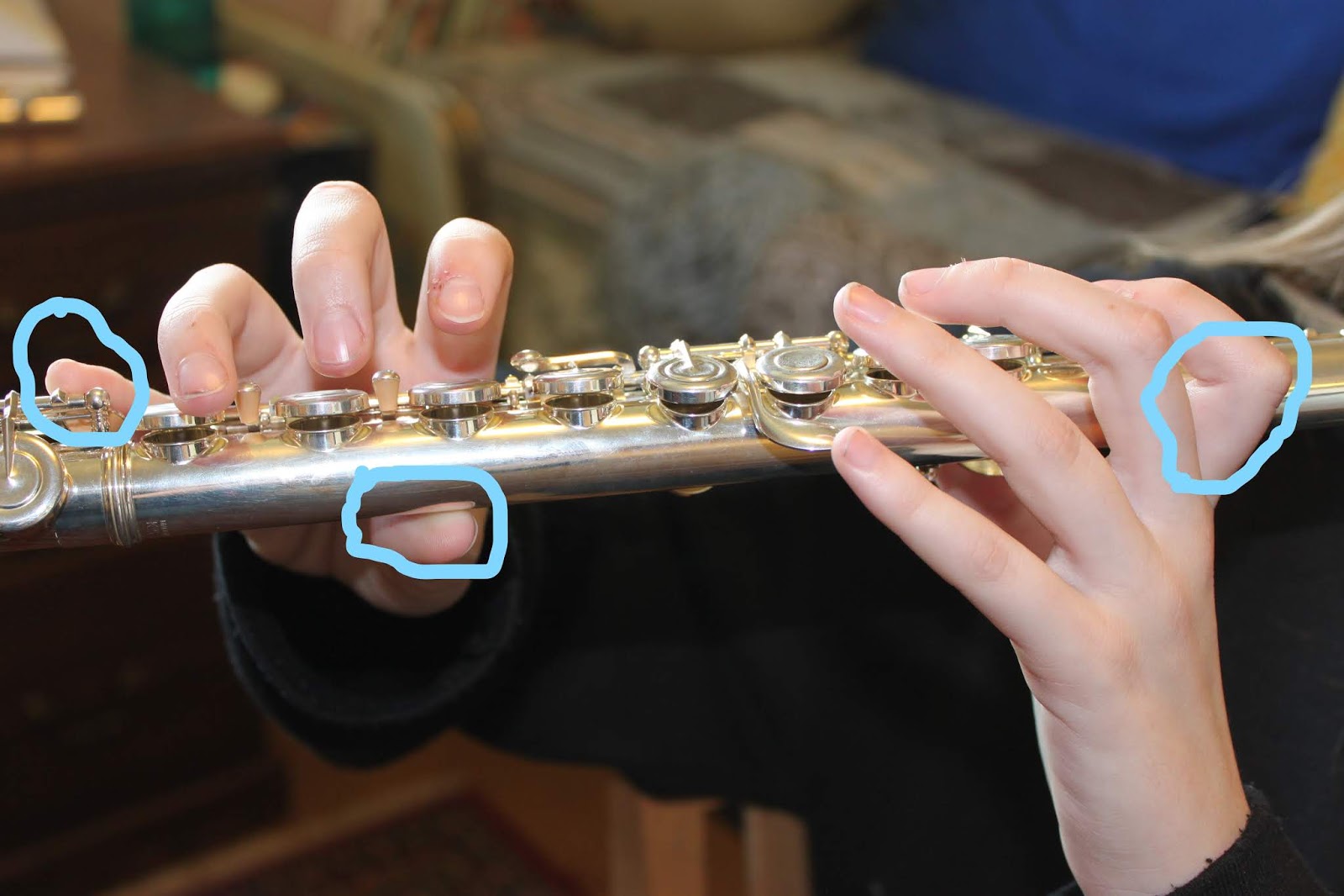 Flutist Evolution How to hold the flute