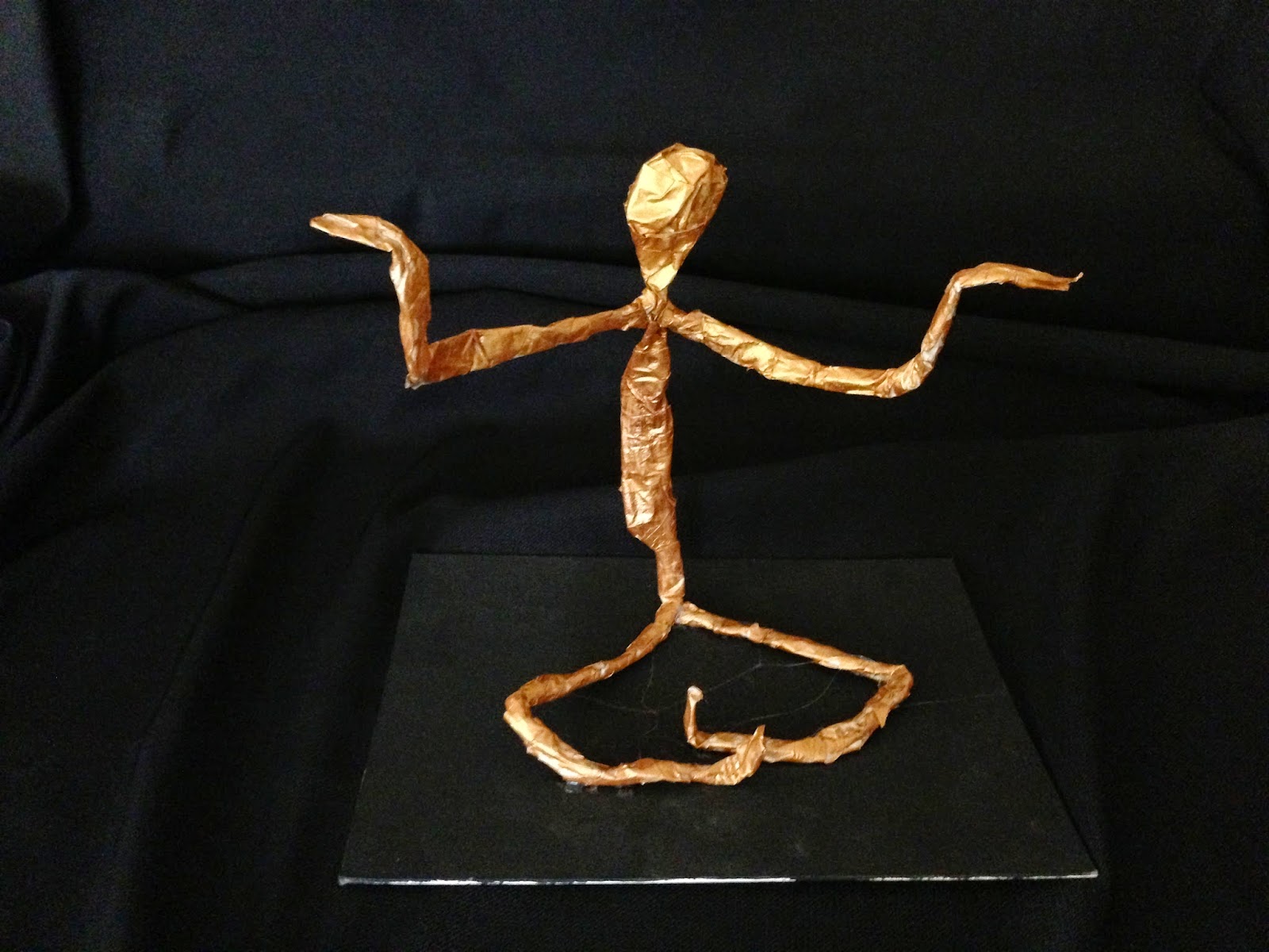 Creation Station Masking Tape Sculptures