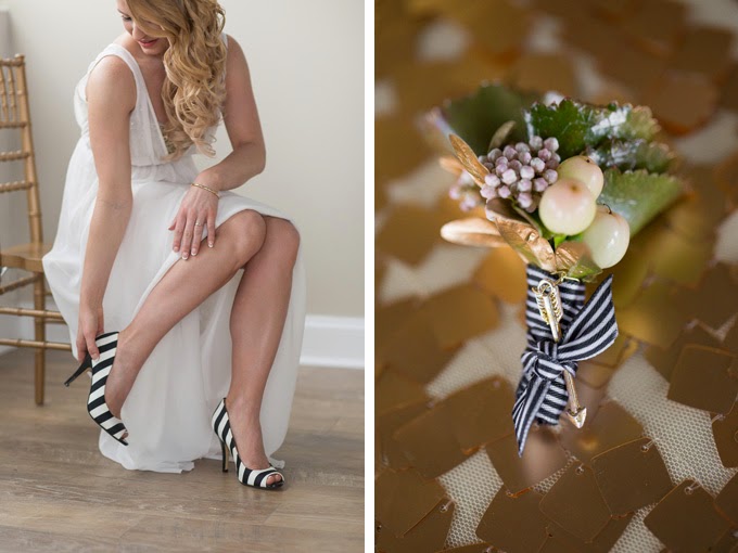 Glam Pink, Black and White Styled Shoot