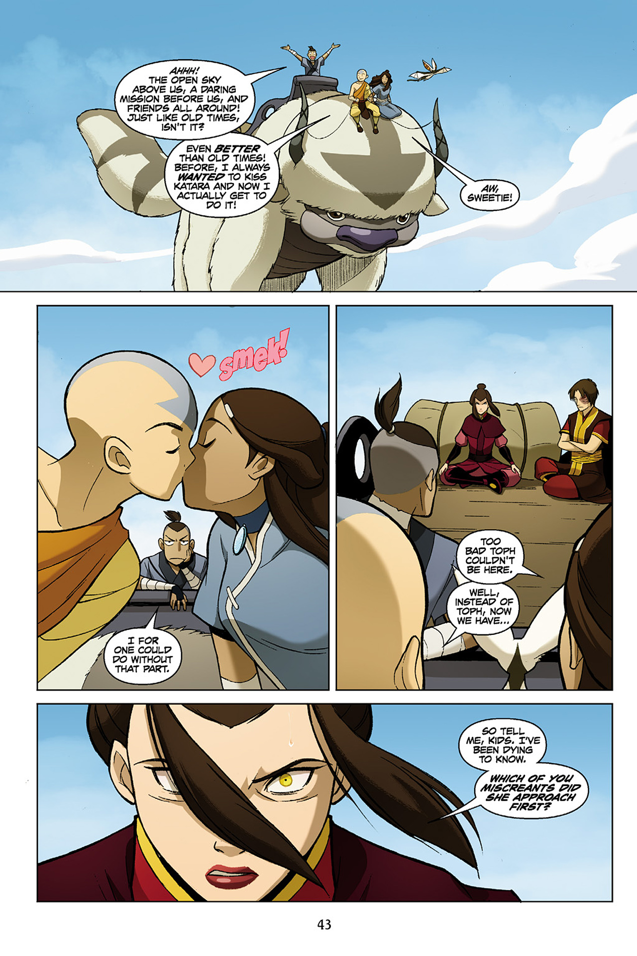 Read online Nickelodeon Avatar: The Last Airbender - The Search comic -  Issue # Part 1 - 44