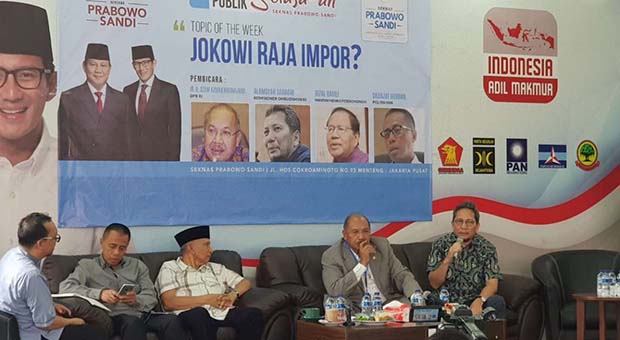 Rizal Ramli: Tetap Impor Pangan, Jokowi Takut Sama Brewok