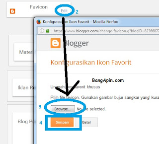 Membuat dan Memasang Favicon Pada Blog