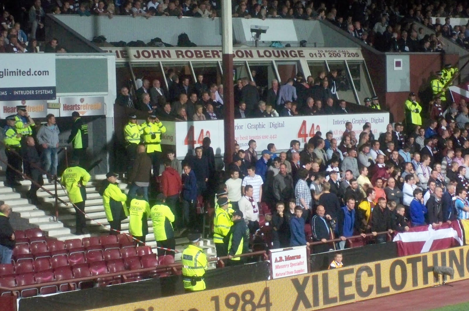 Football Grounds visited by Richard Bysouth: Heart of Midlothian FC