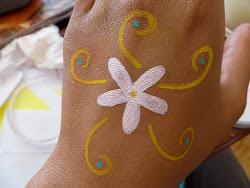 cheek designs face painting easy paint flowers simple flower cheeks leg easter hand rachel facepainting paintings butterfly diy painted faces
