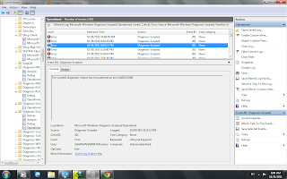 diagnosis-scripted event viewer windows 7