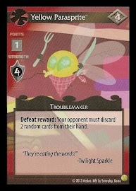 My Little Pony Yellow Parasprite GenCon CCG Card