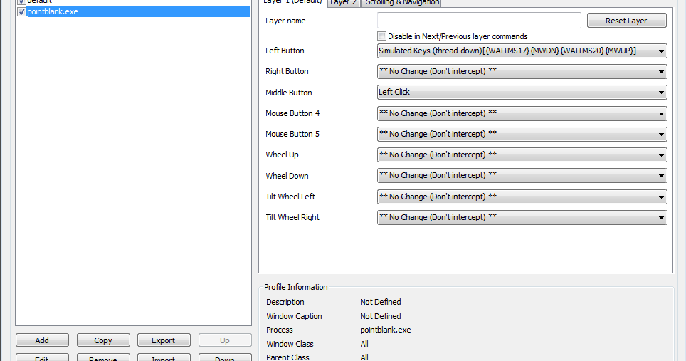 X MOUSE CONTROL MACRO POINTBLANK - AbimanyuX