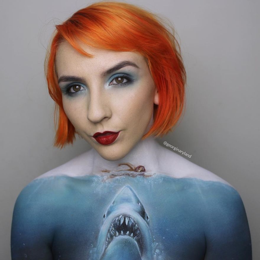 09-Jaws-Georgina-Ryland-Fantasy-and-Movie-Makeup-Paintings-on-your-body-www-designstack-co