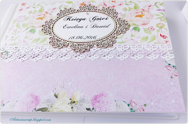 Księga Gości ręcznie robiona, scrapbooking