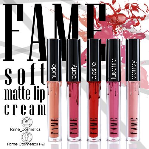 Review Soft Matte Lip Cream by Fame Cosmetics