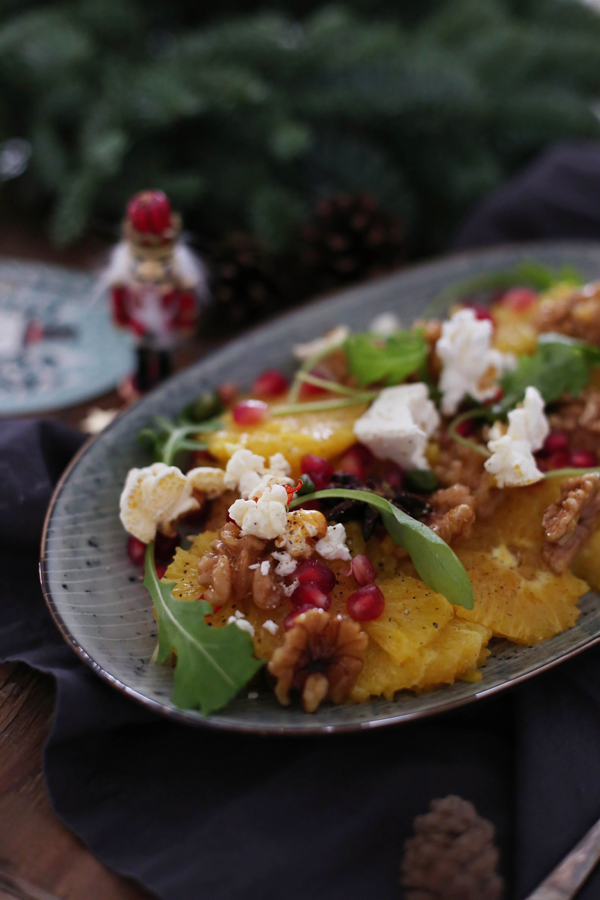 Eine Reise durch den Winter - Orangen-Granatapfel-Salat mit ...