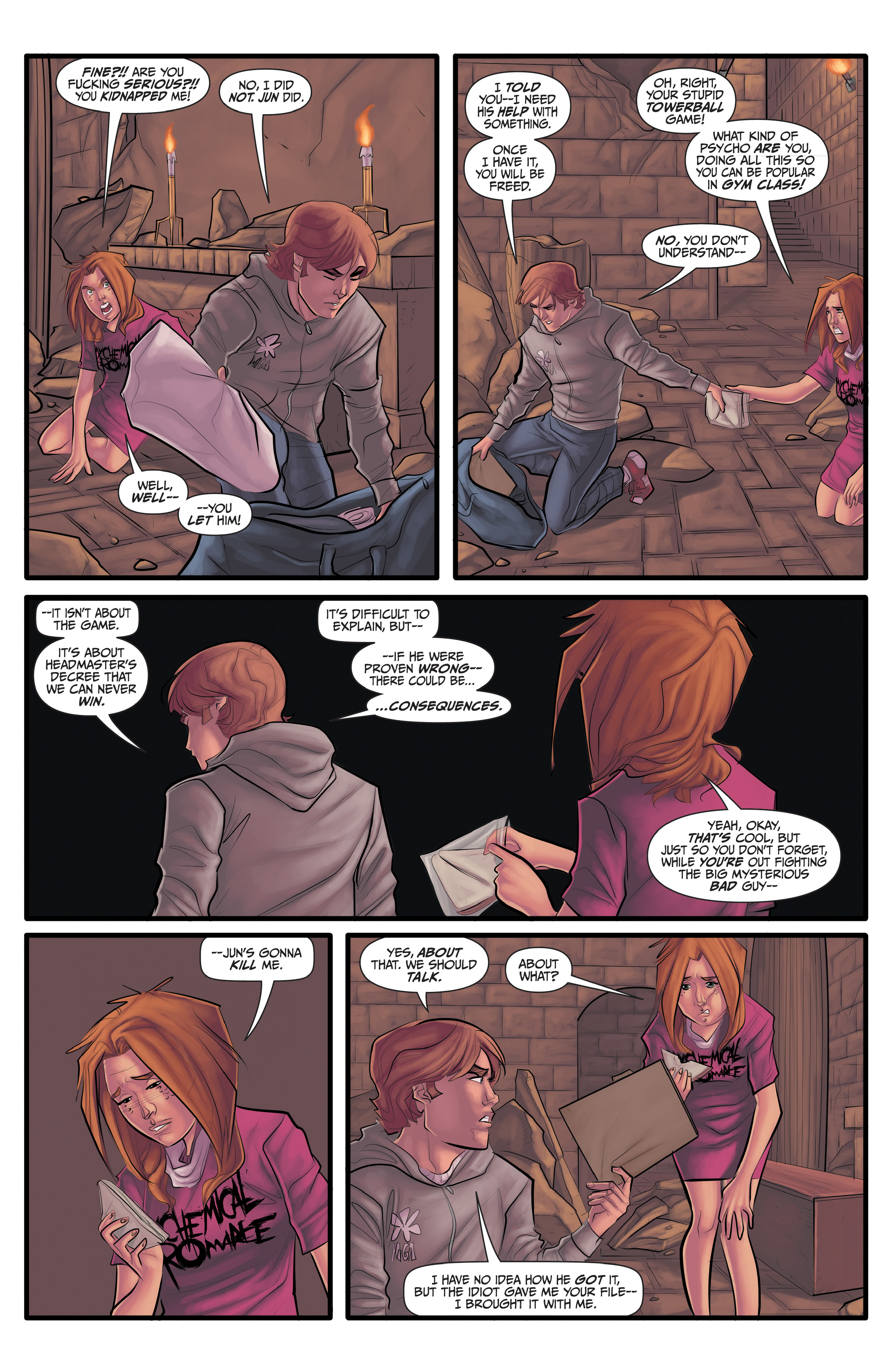 Read online Morning Glories comic -  Issue #45 - 11