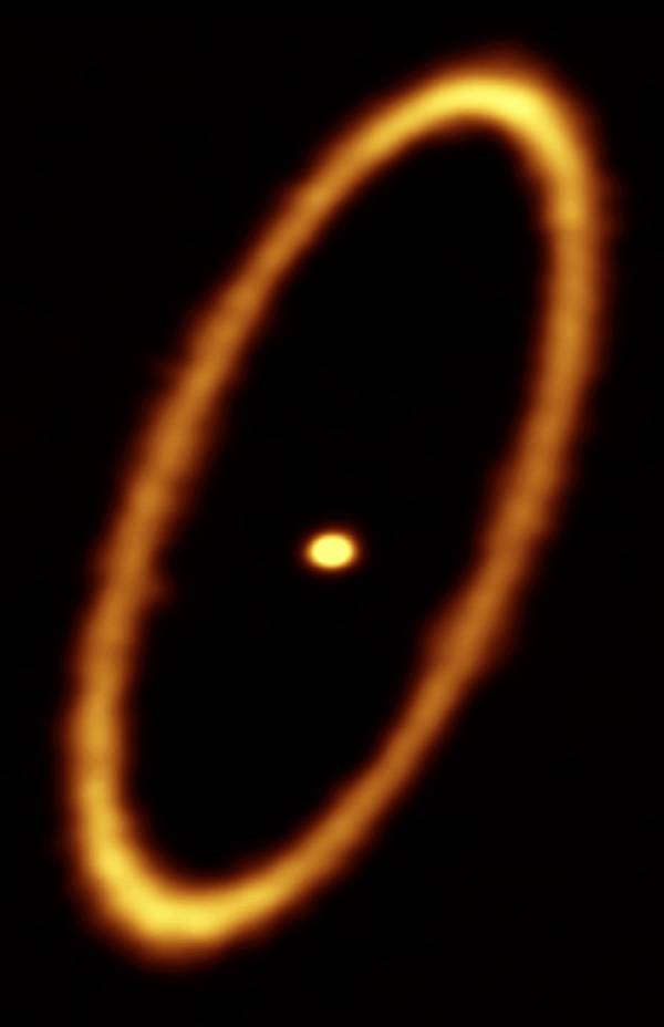 Astronomy Cmarchesin: ALMA Eyes Icy Ring Around Young Planetary System
