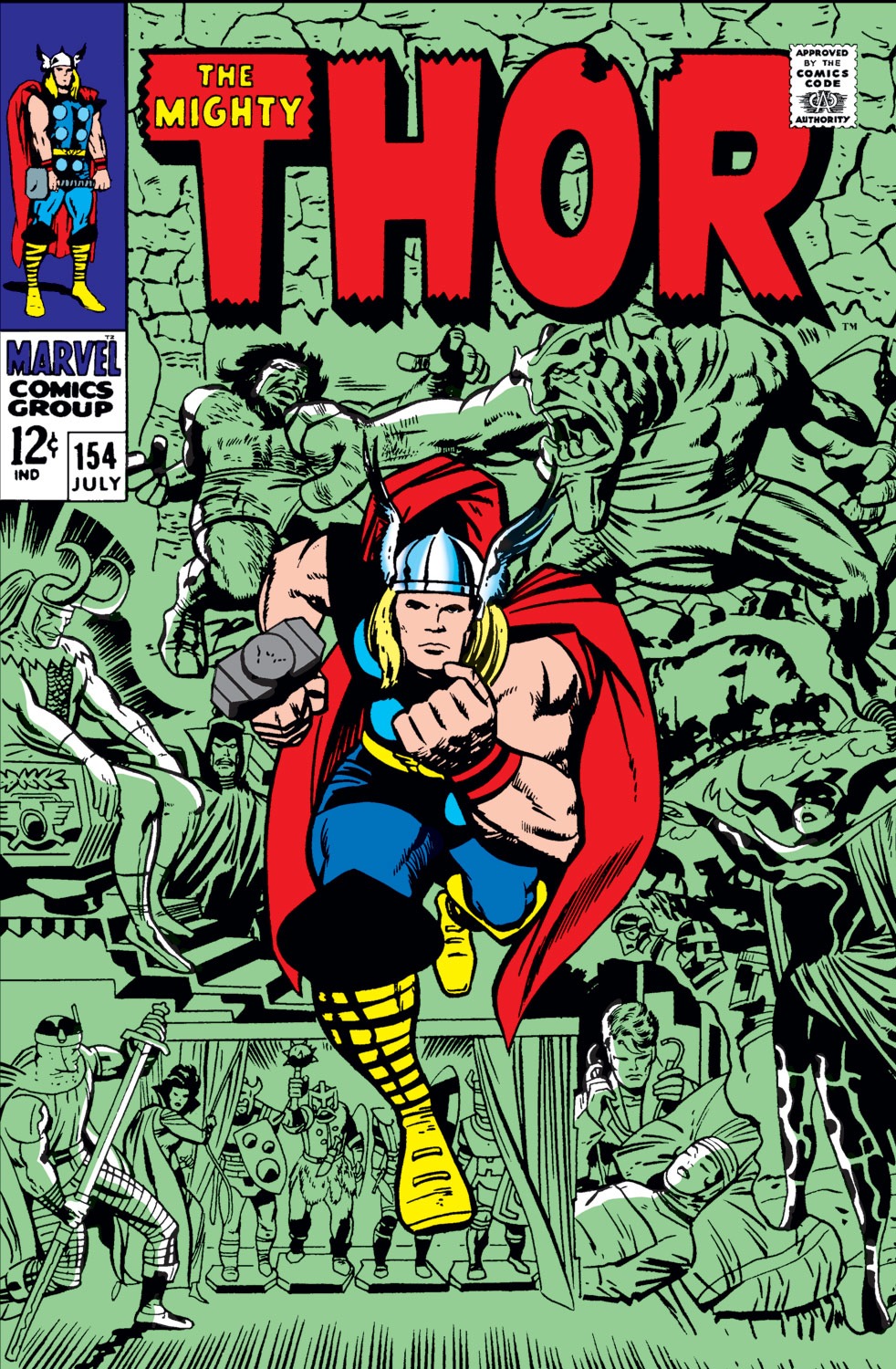 Read online Thor (1966) comic -  Issue #154 - 1