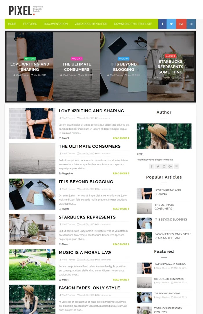 Pixel Fast Loading Blogger Templates Pixel Fast Loading Blogger Templates