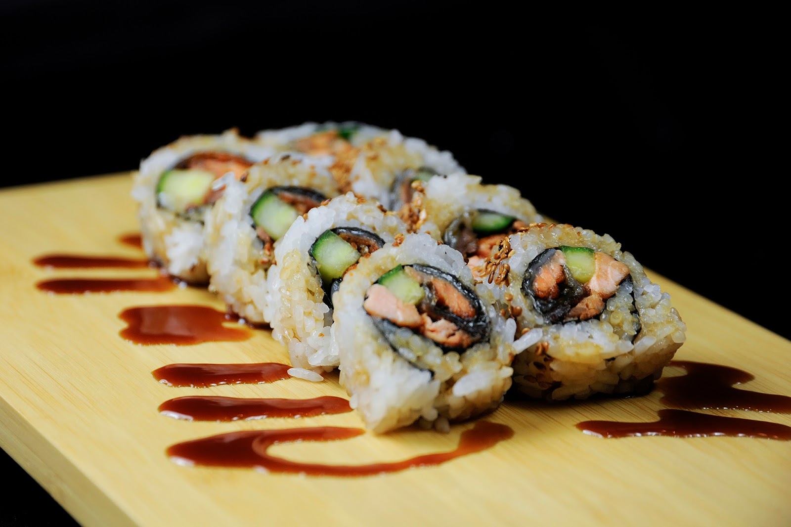 Cơm Cuộn Da Cá Hồi Chiên - Salmon Skin Roll ~ Sushi Shop - Chuyên Các Món  Ăn Nhật Bản Tại Hà Nội