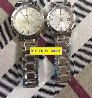 Đồng hồ đeo tay Buberry 3000Đ