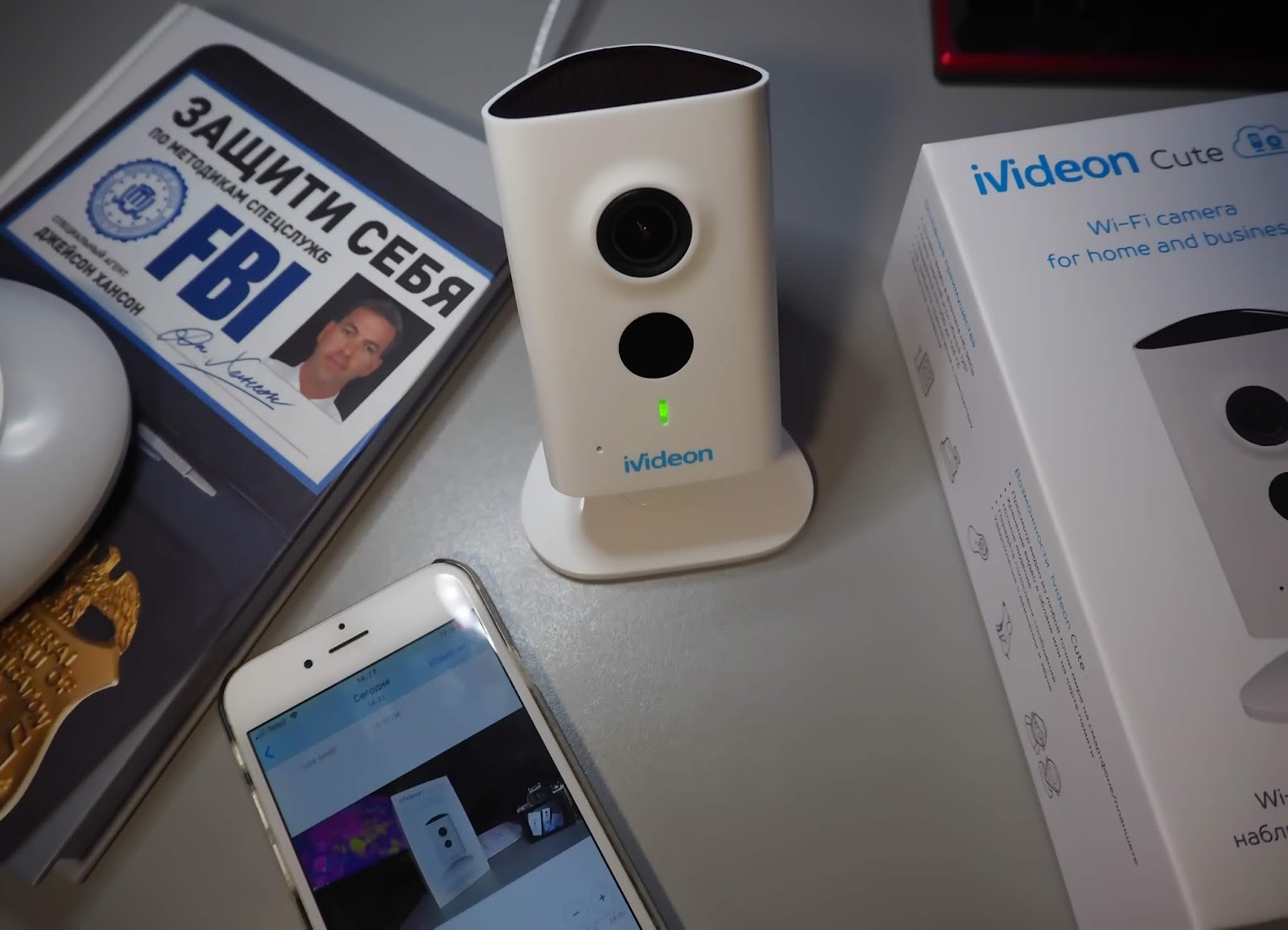 Ivideon cute 360 установка на стену