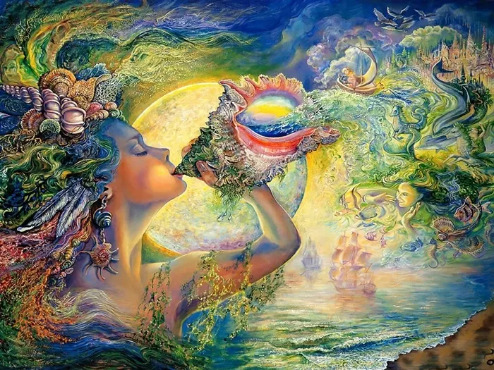 Josephine Wall 1947 | British Mystical Fantasy painter