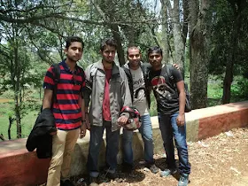 The two remaining riders heading home under the cool evening sky