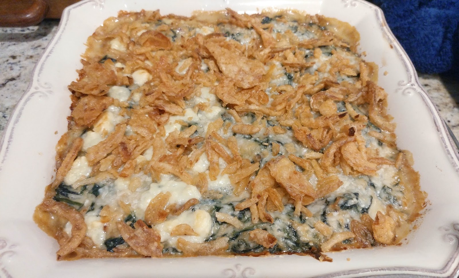 Culturally Confused Bon Appétit Fresh Spinach Gratin with Parmesan