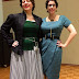 Gail Carriger in Teal eShakti Pencil Dress in Boston for the Waistcoats & Weaponry Tour