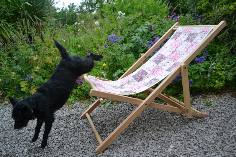 Upcycled Patchwork Deck Chair Cover