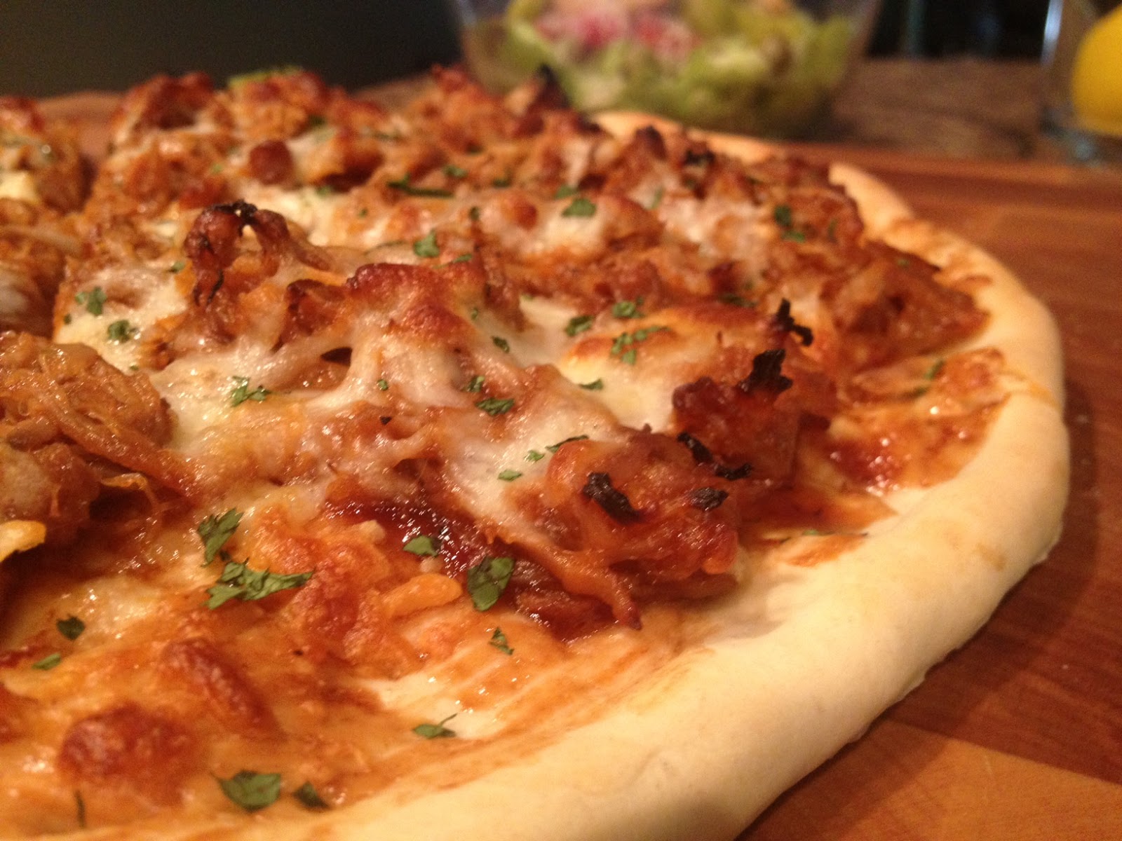 Oregon Transplant BBQ Pulled Pork Pizza