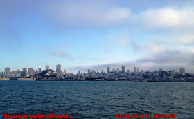 View of SFO Downtown from Alcatraz