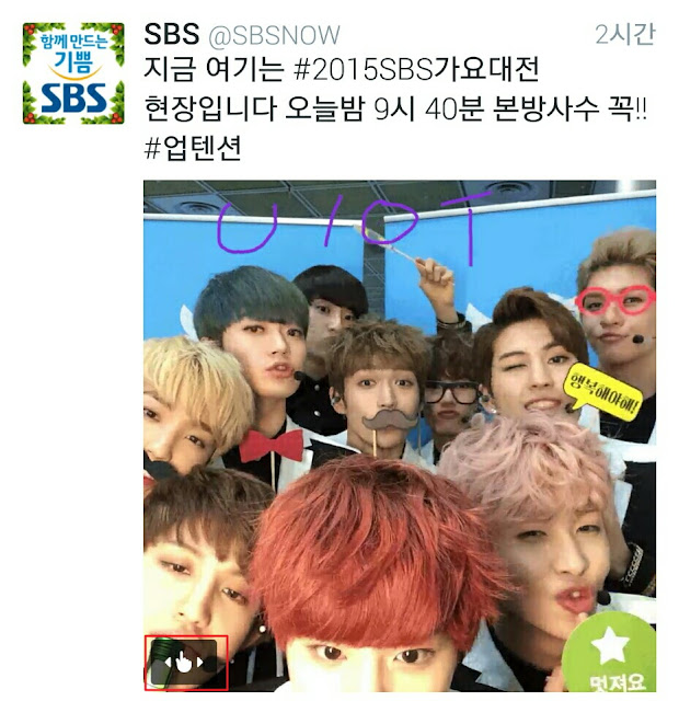 2015 SBS 가요대전 현장사진 보다가 신기한 거 발견 | 인스티즈