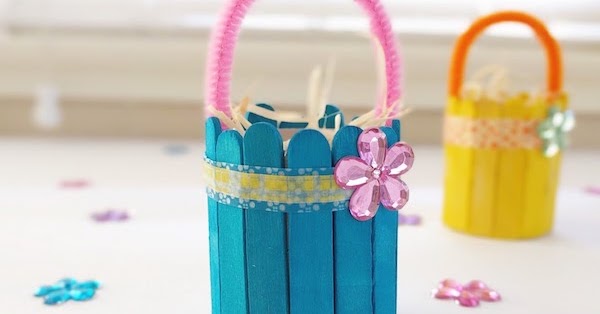 easter themed basket craft